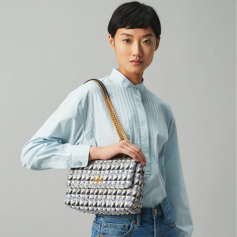 ✨NeW! Tory Burch Kira Tweeted Small Shoulder Bag - Picture 17 of 17